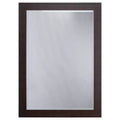 Decorative Wall Mirror with Beveled Edge Dark Brown - Yosemite Home Decor