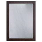 Decorative Wall Mirror with Beveled Edge Dark Brown - Yosemite Home Decor
