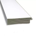 44" x 33" Non-Beveled Cabinet Bathroom Wall Mirror White - Amanti Art: Modern Rectangle, Includes Mounting Hardware