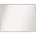 30" x 24" Non-Beveled Svelte Silver Wood Bathroom Wall Mirror - Amanti Art: Modern Rectangle, Wall Mount