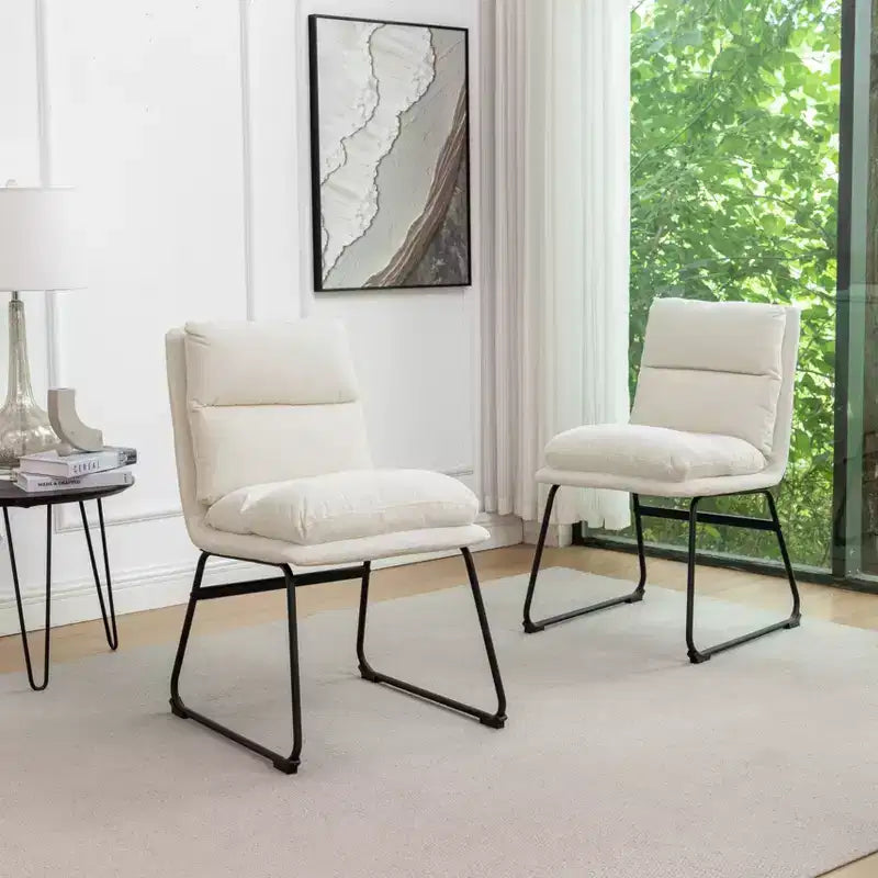 Roundhill Furniture Innes Round Dining Set, Trestle Dining Table with 4 Stylish Chairs, 5-Piece
