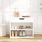 Famapy Banc à Chaussures Double Étagère Style Moderne Léger