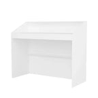 Famapy 47.2 Bureau d'accueil minimaliste blanc - Comptoir de réception professionnel