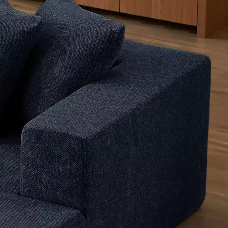 Canapé sectionnel moderne en chenille avec méridienne : Douillet et polyvalent pour toutes les pièces