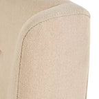 Lot de 2 chaises de salle à manger sans accoudoirs, avec dossier haut à oreilles et capitonnage en losanges, bleu/beige/gris/marron/rouge/noir – Merax