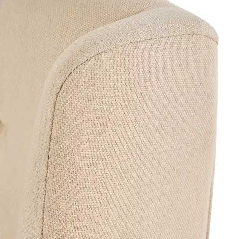 Lot de 2 chaises de salle à manger sans accoudoirs, avec dossier haut à oreilles et capitonnage en losanges, bleu/beige/gris/marron/rouge/noir – Merax