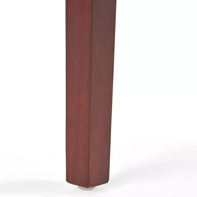 Lot de 2 chaises de salle à manger sans accoudoirs, avec dossier haut à oreilles et capitonnage en losanges, bleu/beige/gris/marron/rouge/noir – Merax