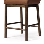 Tabouret de comptoir Maven Lane Gia avec revêtement en tissu 26