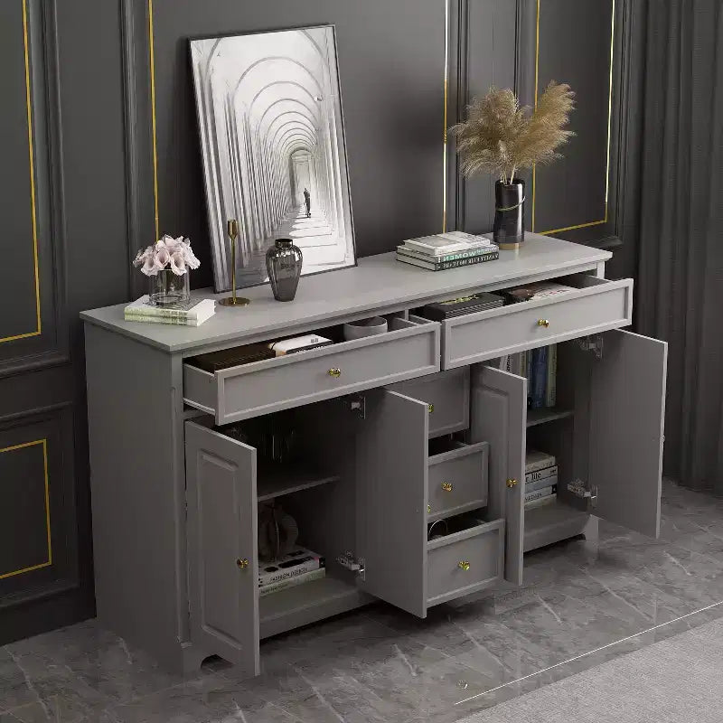 Commode horizontale Famapy à 5 tiroirs Meuble de rangement multifonctionnel Solutions de rangement pour salon