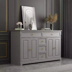 Commode horizontale Famapy à 5 tiroirs Meuble de rangement multifonctionnel Solutions de rangement pour salon