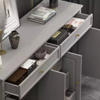 Commode horizontale Famapy à 5 tiroirs Meuble de rangement multifonctionnel Solutions de rangement pour salon