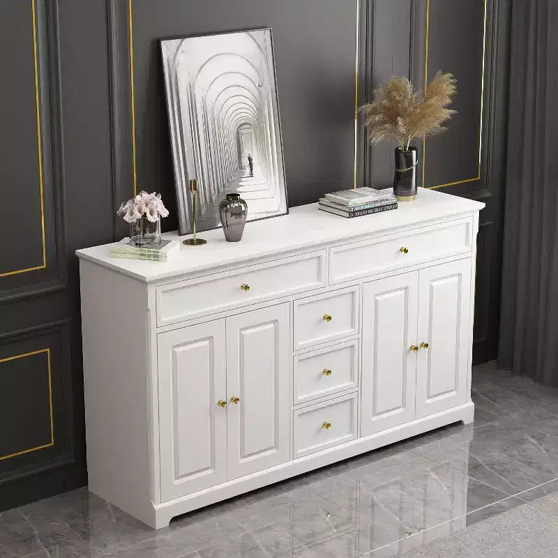 Commode horizontale Famapy à 5 tiroirs Meuble de rangement multifonctionnel Solutions de rangement pour salon