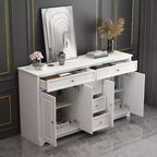 Commode horizontale Famapy à 5 tiroirs Meuble de rangement multifonctionnel Solutions de rangement pour salon