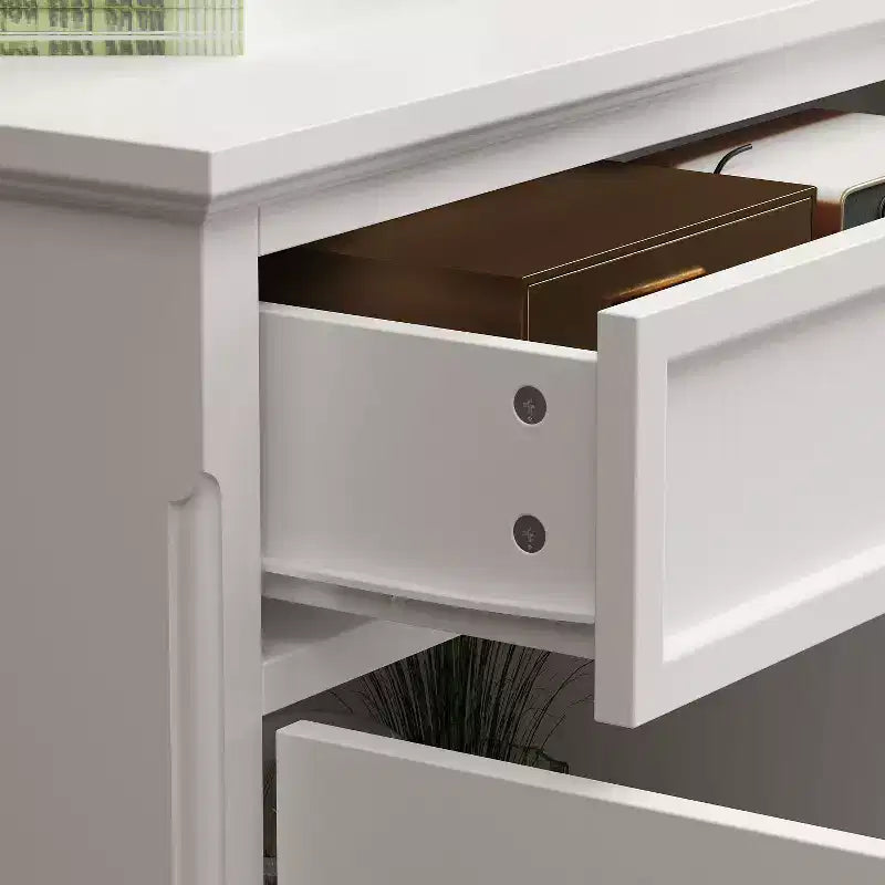 Commode horizontale Famapy à 5 tiroirs Meuble de rangement multifonctionnel Solutions de rangement pour salon