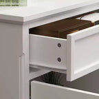 Commode horizontale Famapy à 5 tiroirs Meuble de rangement multifonctionnel Solutions de rangement pour salon