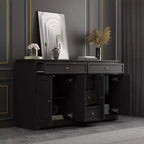 Commode horizontale Famapy à 5 tiroirs Meuble de rangement multifonctionnel Solutions de rangement pour salon