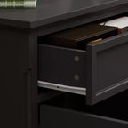 Commode horizontale Famapy à 5 tiroirs Meuble de rangement multifonctionnel Solutions de rangement pour salon