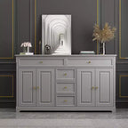 Commode horizontale Famapy à 5 tiroirs Meuble de rangement multifonctionnel Solutions de rangement pour salon
