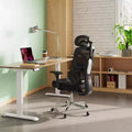 Ergonomic Big and Tall Office Chair, Adjustable Mesh Desk Chair with Lumbar Support and Armrests, Reclining for Long Hours