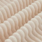 Canapé surdimensionné en forme de L de 279,4 cm, canapé modulaire Cloud avec coussins, canapé en velours côtelé doux sans armature en mousse pour salons, appartements, dortoirs