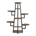 MAYEERTY 43.3-Inch Plant Stand 6 Large Round Panels Sunlight-Friendly High-Low Design
