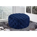Banc/ottoman en velours Addison de Meridian Furniture
