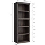 Étagère à 3 niveaux, bibliothèque en bois sur pied, organisateur de rangement, étagère de présentation, pour l'affichage de livres et de décorations d'intérieur