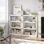 Étagère à 3 niveaux, bibliothèque en bois sur pied, organisateur de rangement, étagère de présentation, pour l'affichage de livres et de décorations d'intérieur