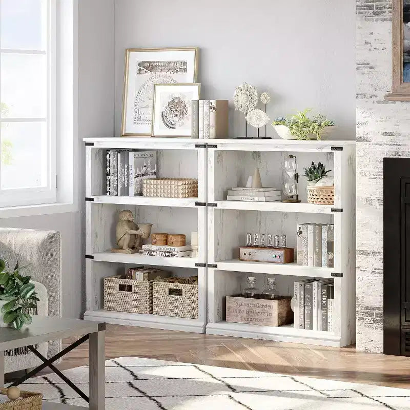Étagère à 3 niveaux, bibliothèque en bois sur pied, organisateur de rangement, étagère de présentation, pour l'affichage de livres et de décorations d'intérieur