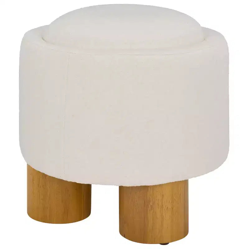 Posner Ottoman - OTT3403 - Ivory/Natural - Safavieh