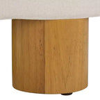 Posner Ottoman - OTT3403 - Ivory/Natural - Safavieh