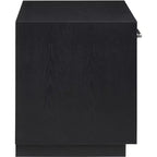 Meridian Furniture,Avery Wood Veneer Nightstand