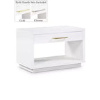 Meridian Furniture,Avery Wood Veneer Nightstand
