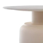 Table d'appoint haute en céramique Kielh - ACC2902A - Céramique beige/beige - Safavieh