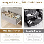 Acekool 6-Drawer Dresser - Versatile Storage for Any Room