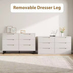 Acekool 6-Drawer Dresser - Versatile Storage for Any Room