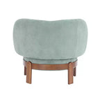 Christopher Knight Home Zoe, chaise sans accoudoirs rembourrée de style moderne du milieu du siècle, dossier à oreilles