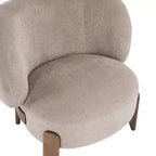 Christopher Knight Home Zoe, chaise sans accoudoirs rembourrée de style moderne du milieu du siècle, dossier à oreilles
