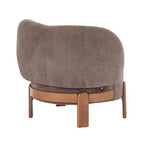 Christopher Knight Home Zoe, chaise sans accoudoirs rembourrée de style moderne du milieu du siècle, dossier à oreilles