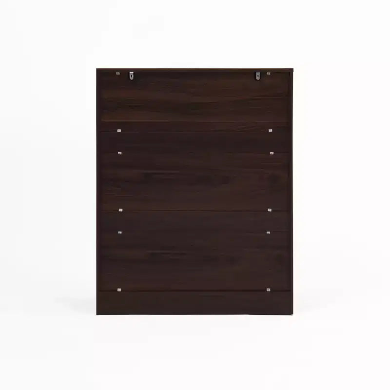 Meuble à chaussures MAYEERTY, étagère à 4 niveaux avec 1 tiroir, rangement autoportant en bois avec 2 portes blanches et étagères réglables pour l'entrée/le couloir