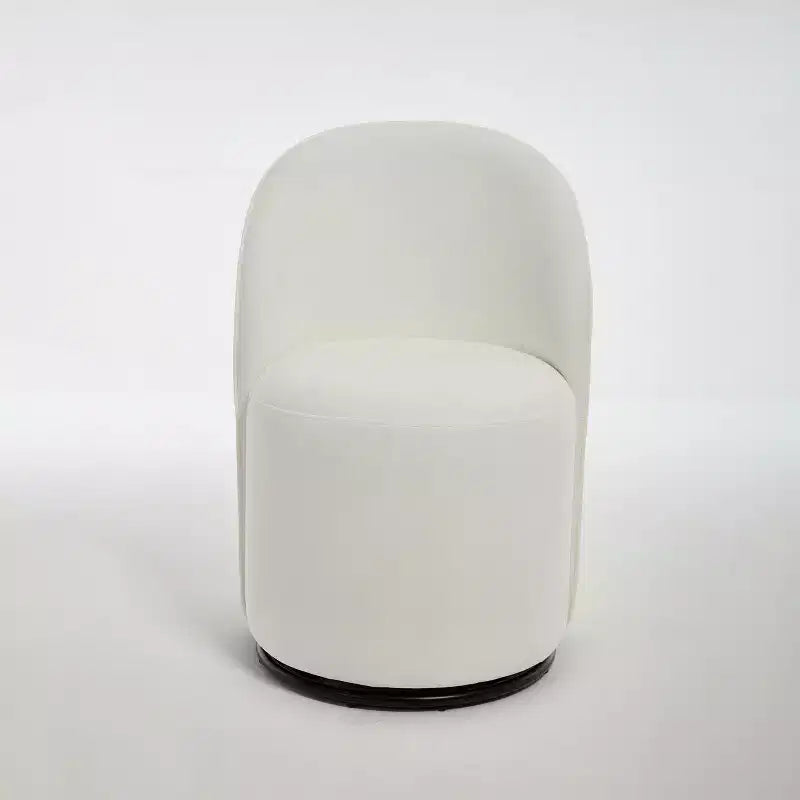 Chaises de salle à manger pivotantes Okak Modern 360°, chaises de cuisine confortables en velours avec coussins épais, chaise d'appoint rembourrée pour chambre à coucher