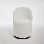 Chaises de salle à manger pivotantes Okak Modern 360°, chaises de cuisine confortables en velours avec coussins épais, chaise d'appoint rembourrée pour chambre à coucher