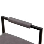 MAYEERTY Tabourets de Bar avec Dossier Lot de 2 - Hauteur Comptoir, Cuir PU, Repose-Pieds