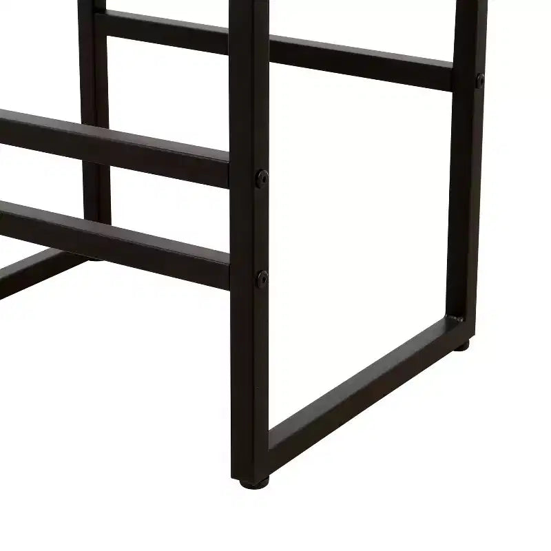 MAYEERTY Tabourets de Bar avec Dossier Lot de 2 - Hauteur Comptoir, Cuir PU, Repose-Pieds