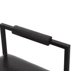 MAYEERTY Tabourets de Bar avec Dossier Lot de 2 - Hauteur Comptoir, Cuir PU, Repose-Pieds