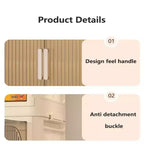 3 Tiers/4 Tiers/5 Tiers Collapsible Storage Bins, Foldable Storage Cabinet With Magnetic Door Lockable Wheels, Stackable Storage Containers