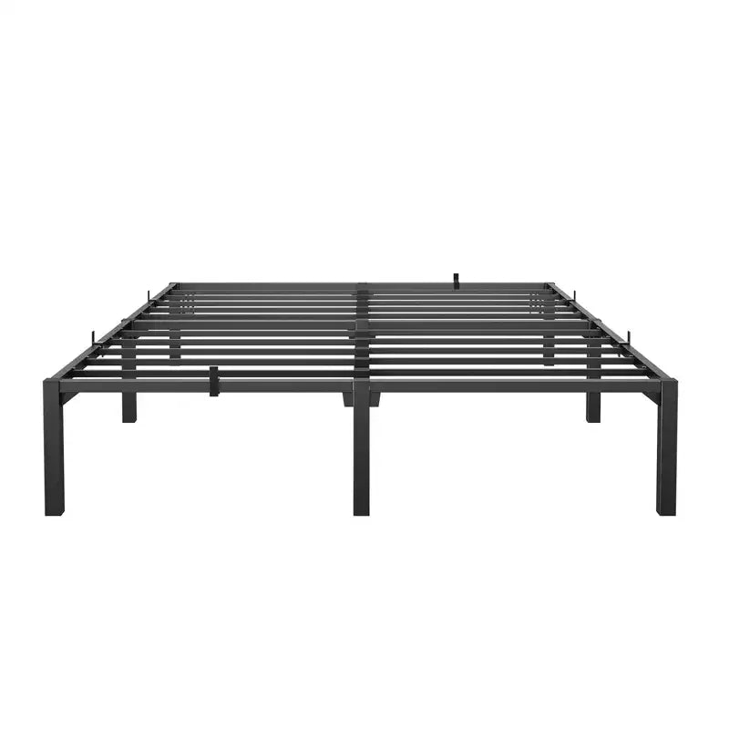 Iron Bed Frame - Screwless Design, Fully Disassembled Flat Iron Bed, Metal Bed Frame, Steel Bed Frame