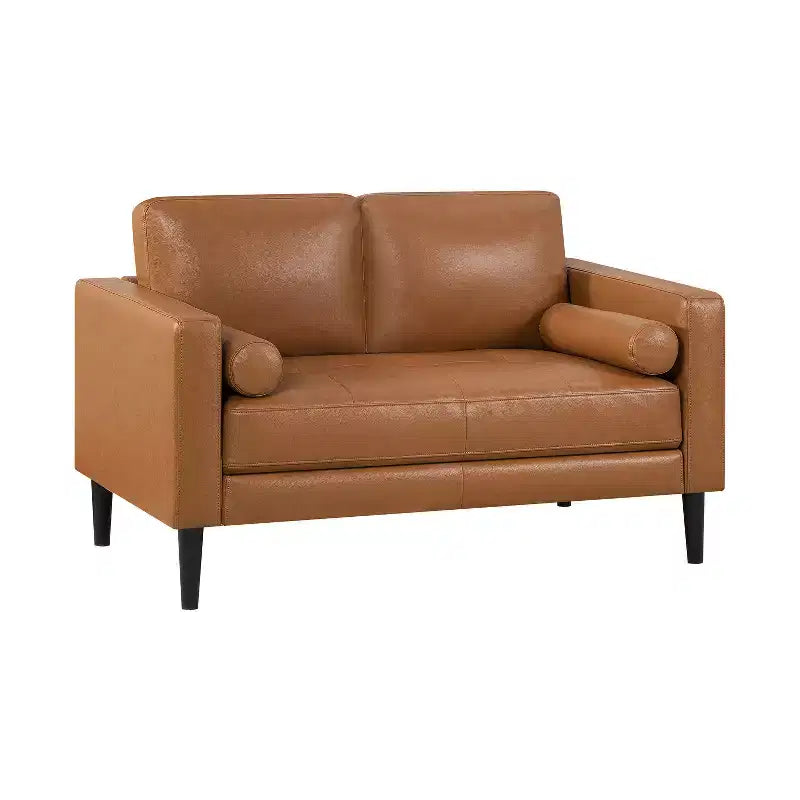 Ensemble canapé, causeuse et fauteuil rembourrés en similicuir Home Imports Emporium