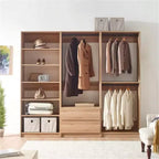 HomeStock Prosper Système de placard en bois autoportant type dressing
