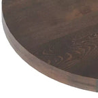 Plateau de table rond Flash Furniture Bennett en bois massif de 1,5 pouce d'épaisseur